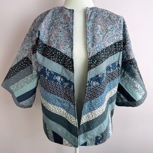 Vintage Quilt Jacket Handmade size M